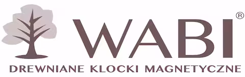 Drewniane klocki magnetyczne WABI